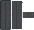 Alignment System Natural Rubber Yoga Mat