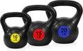 Solid Cast Iron Kettlebell with Vinyl Coating