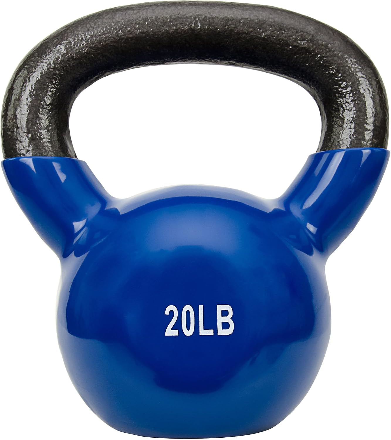 Vinyl Coated Cast Iron Kettlebell for Full Body Training
